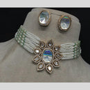 Amoliya Jewels Polki Kundan Choker Necklace Set