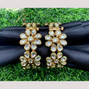 Amoliya Jewels Dazzle Loop Designer Polki Kundan Openable Bangles