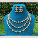Amoliya Jewels Royal Layers of Elegance Polki Kundan Necklace set