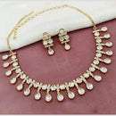Amoliya Jewels Classic Polki Kundan Necklace Set