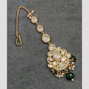 Amoliya Jewels Royal Polki Kundan Stone And Beads Maangtikka