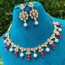 Amoliya Jewels Royal Heritage Polki Kundan And Pearls Necklace Set