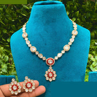 Amoliya Jewels Timeless Beauty Polki Kundan Necklace Set
