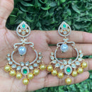 Amoliya Jewels Regal Gleam Polki Kundan And Austrian Stone Earrings