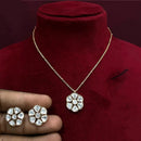 Amoliya Jewels Royal Polki Kundan Stone Heritage Necklace Set