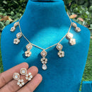Amoliya Jewels Royal Polki Kundan Stone Heritage Necklace Set