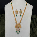 Amoliya Jewels Royal Polki Kundan Stone And Beads Heritage Necklace Set