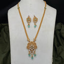 Amoliya Jewels Royal Polki Kundan Stone And Beads Heritage Necklace Set