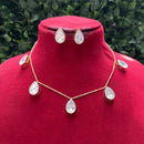 Amoliya Jewels Royal Polki Kundan Stone Heritage Necklace Set