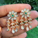 Amoliya Jewels Regal Shine Polki Kundan Dangler Earrings