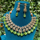 Amoliya Jewels Royal Polki Kundan Stone And Beads Necklace Set