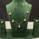 Amoliya Jewels Designer Polki Kundan Stone Necklace Set