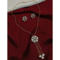 Amoliya Jewels Designer Polki Kundan Stone Necklace Set