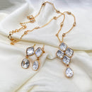 Amoliya Jewels Designer Polki Kundan Stone Necklace Set