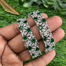 Amoliya Jewels Stylish Statement American Diamond  Openable Bangles Set