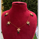 Amoliya Jewels Royal Pota Stone And Pearl Necklace 