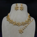 Amoliya Jewels Grand Kundan Stone Necklace Set 