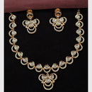 Amoliya Jewels Luxury Polki Kundan Stone Necklace Set