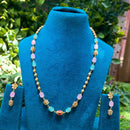 Amoliya Jewels Classic Colorful Beads Necklace Set