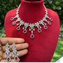 Amoliya Jewels Austrain Stone Choker Necklace Set