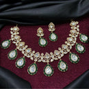 Amoliya Jewels Polki Kundan Stone Choker Necklace Set