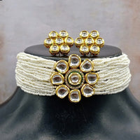 Amoliya Jewels Beautiful Polki Kundan Stone Necklace Set