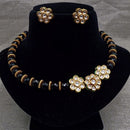 Amoliya Jewels Beautiful Polki Kundan Stone Necklace Set