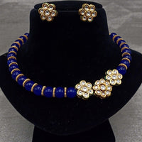 Amoliya Jewels Beautiful Polki Kundan Stone Necklace Set