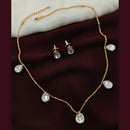 Amoliya Jewels Beautiful Crystal Stone Necklace Set