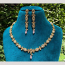 Amoliya Jewels Designer Polki Kundan Stone And Beads Neckalce Set