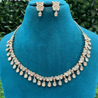 Amoliya Jewels Royal Polki Kundan Stone Necklace Set