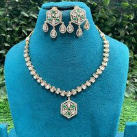 Amoliya Jewels Royal Polki Kundan Stone Necklace Set