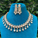 Amoliya Jewels Royal Polki Kundan Stone Necklace Set