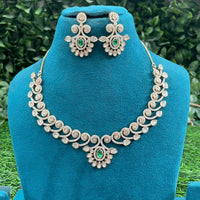 Amoliya Jewels Royal Polki Kundan Stone Necklace Set