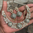 Amoliya Jewels Royal Polki Kundan Stone Necklace Set