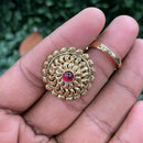 Amoliya Jewels Elegant Pota Stone Designer Ring
