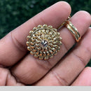 Amoliya Jewels Elegant Pota Stone Designer Ring