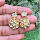 Amoliya Jewels Designer Kundan Stone Dangler Earrings