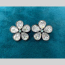 Amoliya Jewels Designer Polki Kundan Stone Studs Earrings
