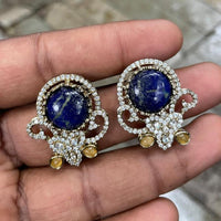 Amoliya Jewels Designer Austrian Stone Studs Earrings 