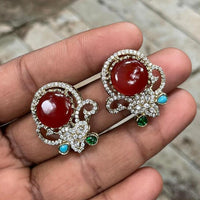 Amoliya Jewels Designer Austrian Stone Studs Earrings