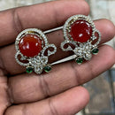 Amoliya Jewels Designer Austrian Stone Studs Earrings
