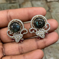 Amoliya Jewels Designer Austrian Stone Studs Earrings