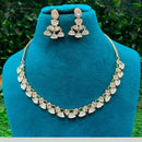 Amoliya Jewels Royal Polki Kundan Stone Necklace Set