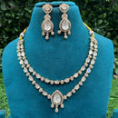 Amoliya Jewels Classic Polki Kundan Stone Necklace Set For Women