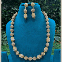Amoliya Jewels Premium Beads Long Necklace Set 