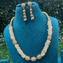 Amoliya Jewels Royal Pearl Necklace Set