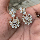 Amoliya Jewels Designer Polki Kundan Stone Studs Earrings