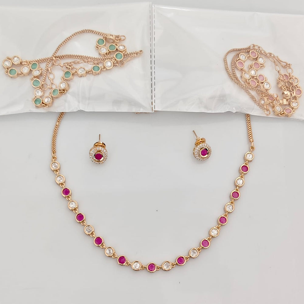 Rajwadi Collection Royal Polki Kundan Stone Designer Necklace Set