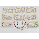 Rajwadi Collection Heritage Pota Stone Necklace Set